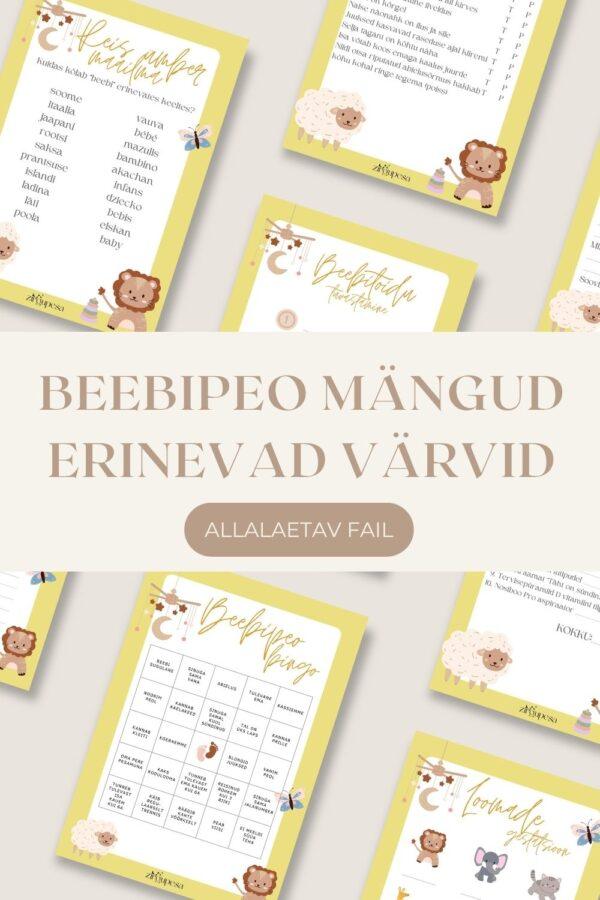 Beebipeo mängud, prinditavad 10tk